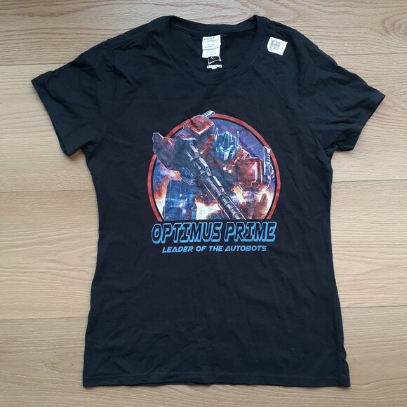 Optimus Prime - Leader of the Autobots - New Women's Small Black T-Shirt - Picture 4 of 4